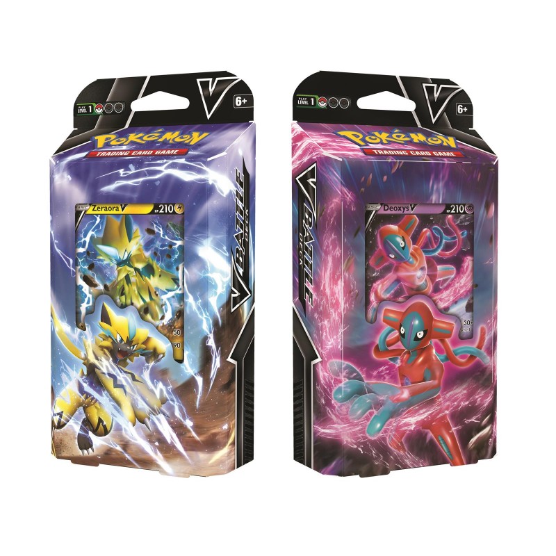 Pokemon TCG: Deoxys V or Zeraora V Battle Deck